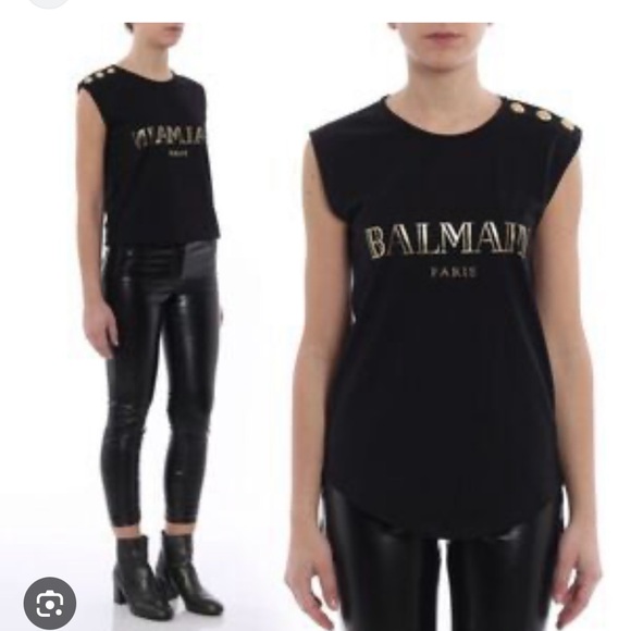 Authentic Balmain Tee Shirt. 👚 - Picture 2 of 7
